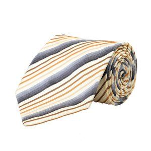 Prochownick Men's MultiColor Striped 100% Silk Tie